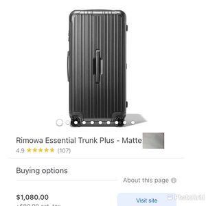 Rimowa essentials trunk bronze excellent like new